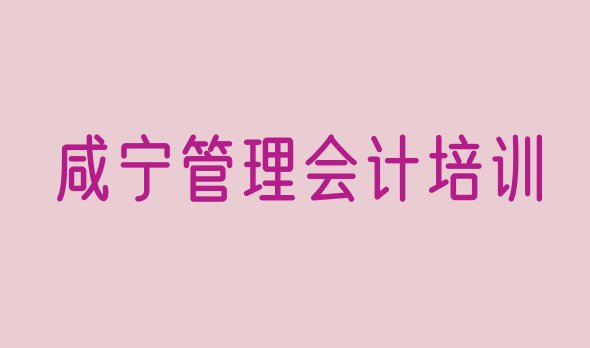 十大咸宁咸安区管理会计咸宁咸安区网上辅导机构哪家好排行榜