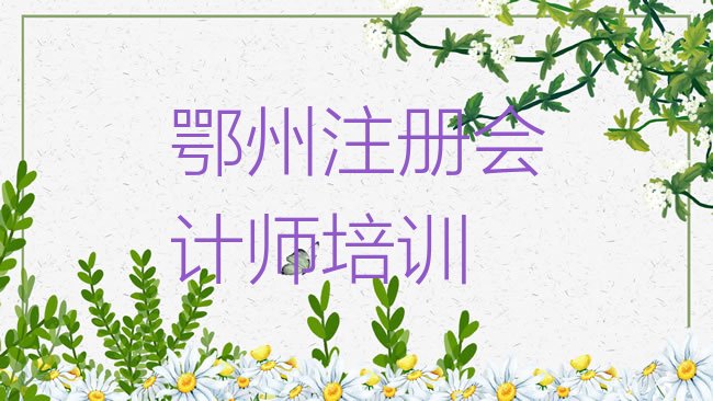 十大鄂州鄂城区注册会计师培训哪个比较可靠一点排行榜
