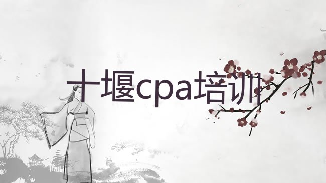 十大十堰郧阳区cpa培训班怎么样可靠吗排行榜