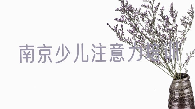 十大南京六合区少儿注意力不集中选择培训学校的原则排行榜