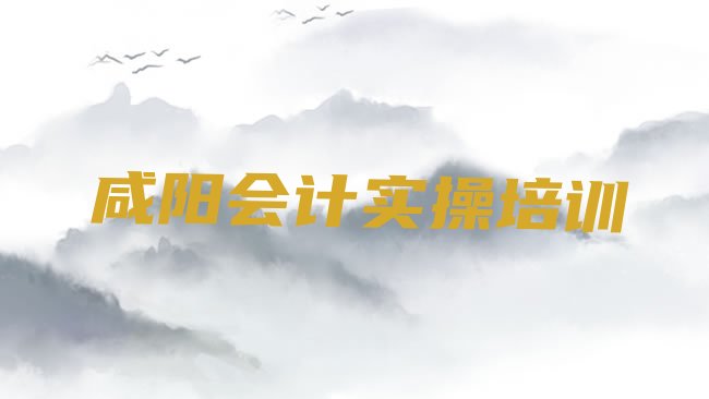 十大咸阳渭城区培训会计实操好的学校排行榜