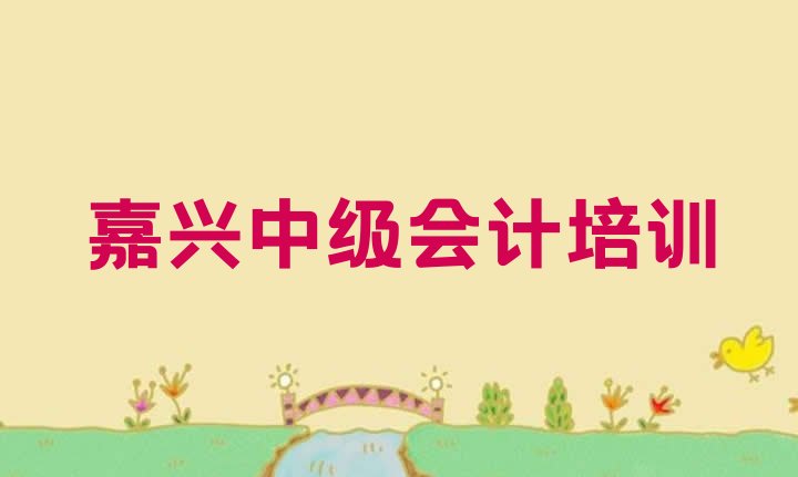 嘉兴秀洲区中级会计培训学校