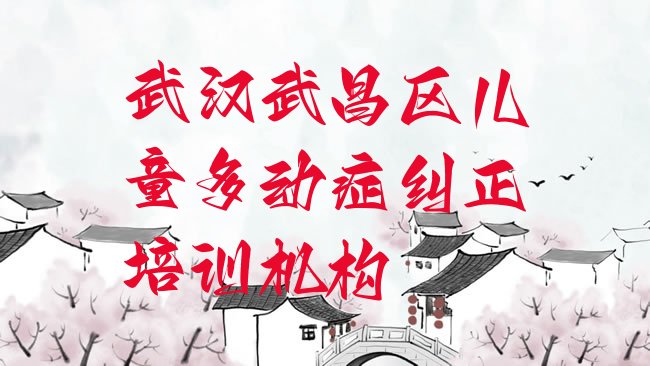 武汉武昌区儿童多动症纠正培训机构