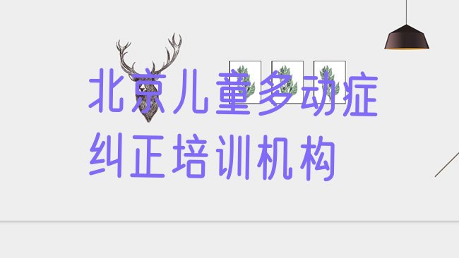 北京儿童多动症纠正培训机构
