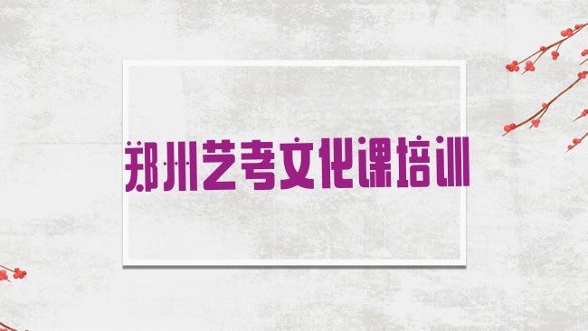 郑州惠济区艺考文化课培训机构