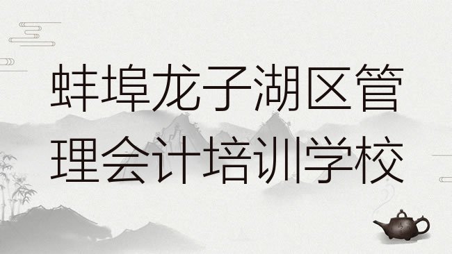 蚌埠龙子湖区管理会计培训学校
