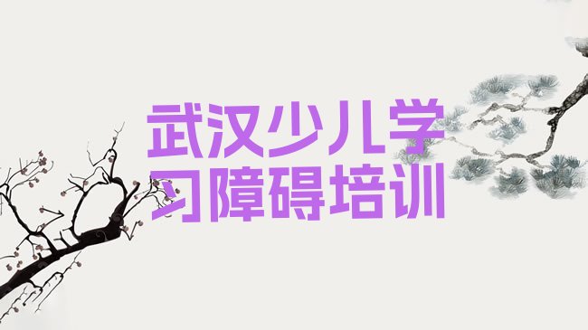 武汉汉阳区少儿学习障碍培训机构