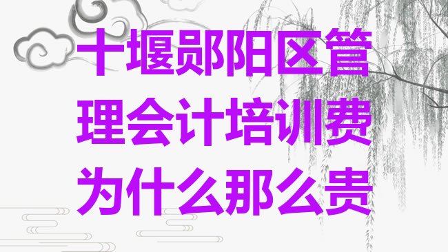 十堰郧阳区管理会计培训学校
