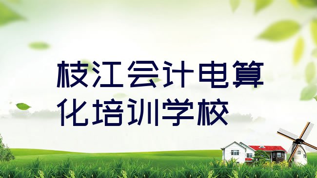 十大枝江会计电算化培训价格多少排行榜
