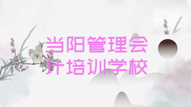 十大当阳管理会计培训班名有哪些好排行榜