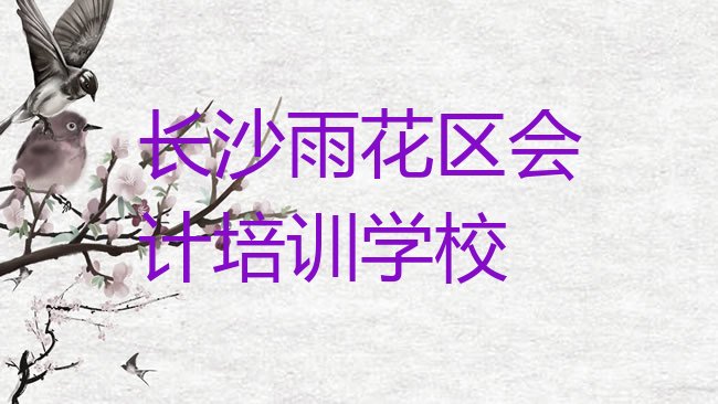 长沙雨花区会计培训学校