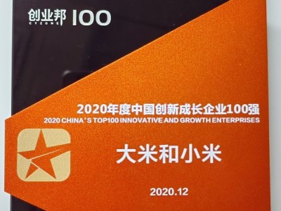 2020年度中国创新成长企业100强