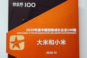 2020年度中国创新成长企业100强