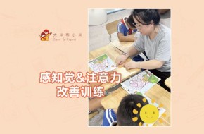 郑州感知觉&注意力改善训练