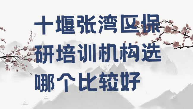 十堰保研培训机构