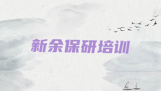 十大2025年新余渝水区周末班保研培训排行榜