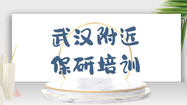 十大武汉附近保研培训排行榜