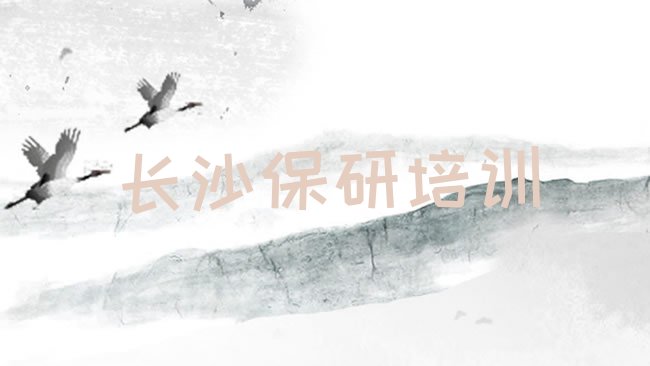 十大长沙岳麓区保研培训班要多少钱排行榜