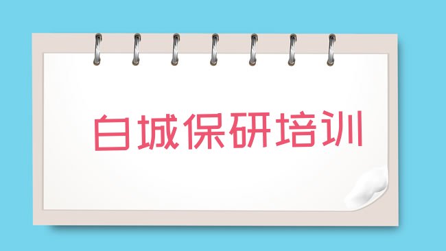 白城保研培训机构
